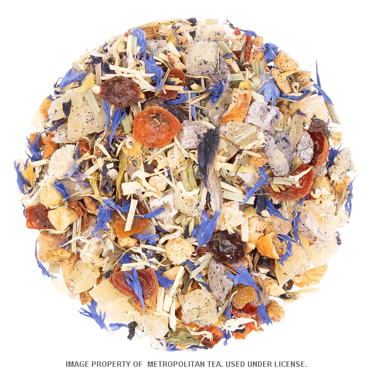 Metropolitan Tea Lychee Mango Blue Wave Loose Leaf Tea 1.1 lb