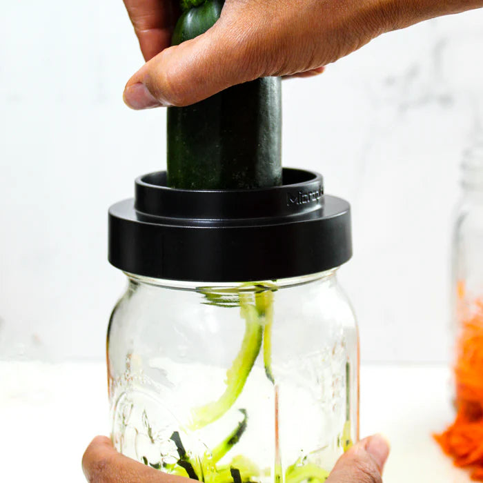 Microplane Mason Jar Spiralizer
