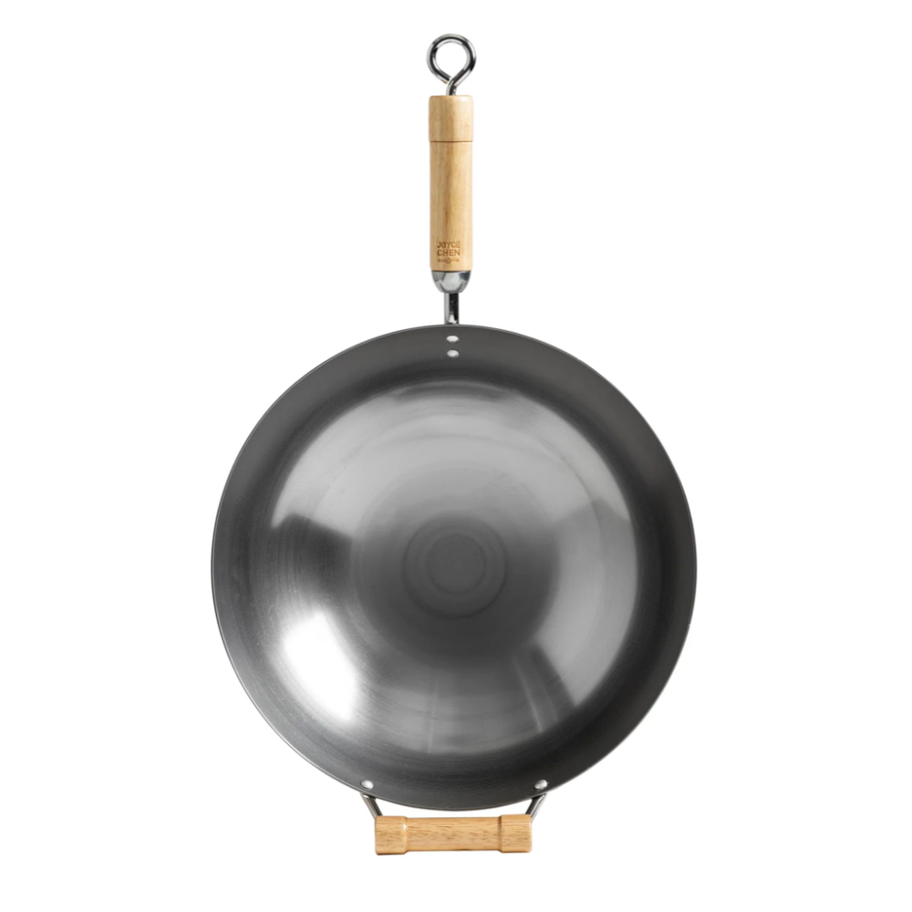 Joyce Chen Classic Series 14-Inch Round Bottom Carbon Steel Wok Joyce Chen by Kitchen Niche