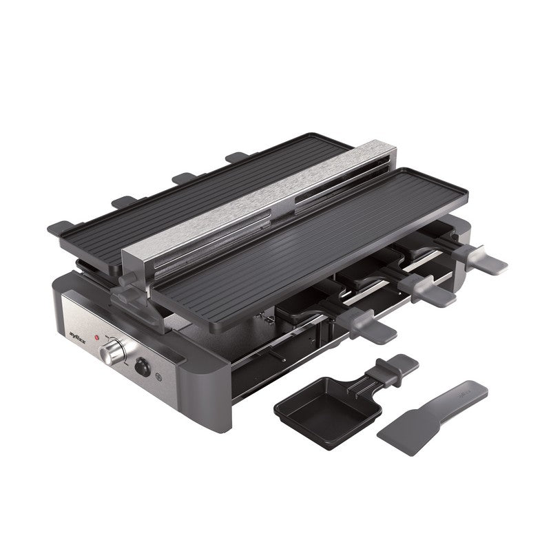 Swissmar Venti Raclette Grill with Cast Aluminum Grill Plate – 8 Person