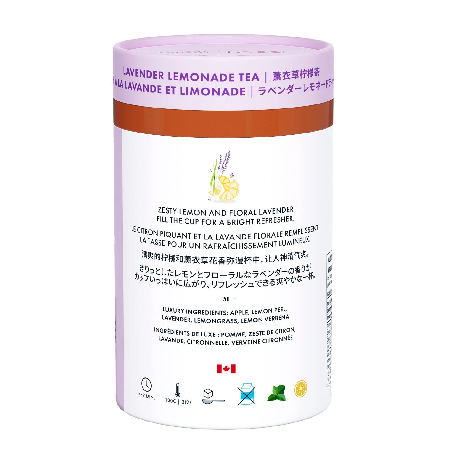 Metropolitan Tea M21 Lavender Lemonade – Can of 24 Tea Bags by Kitchen Niche