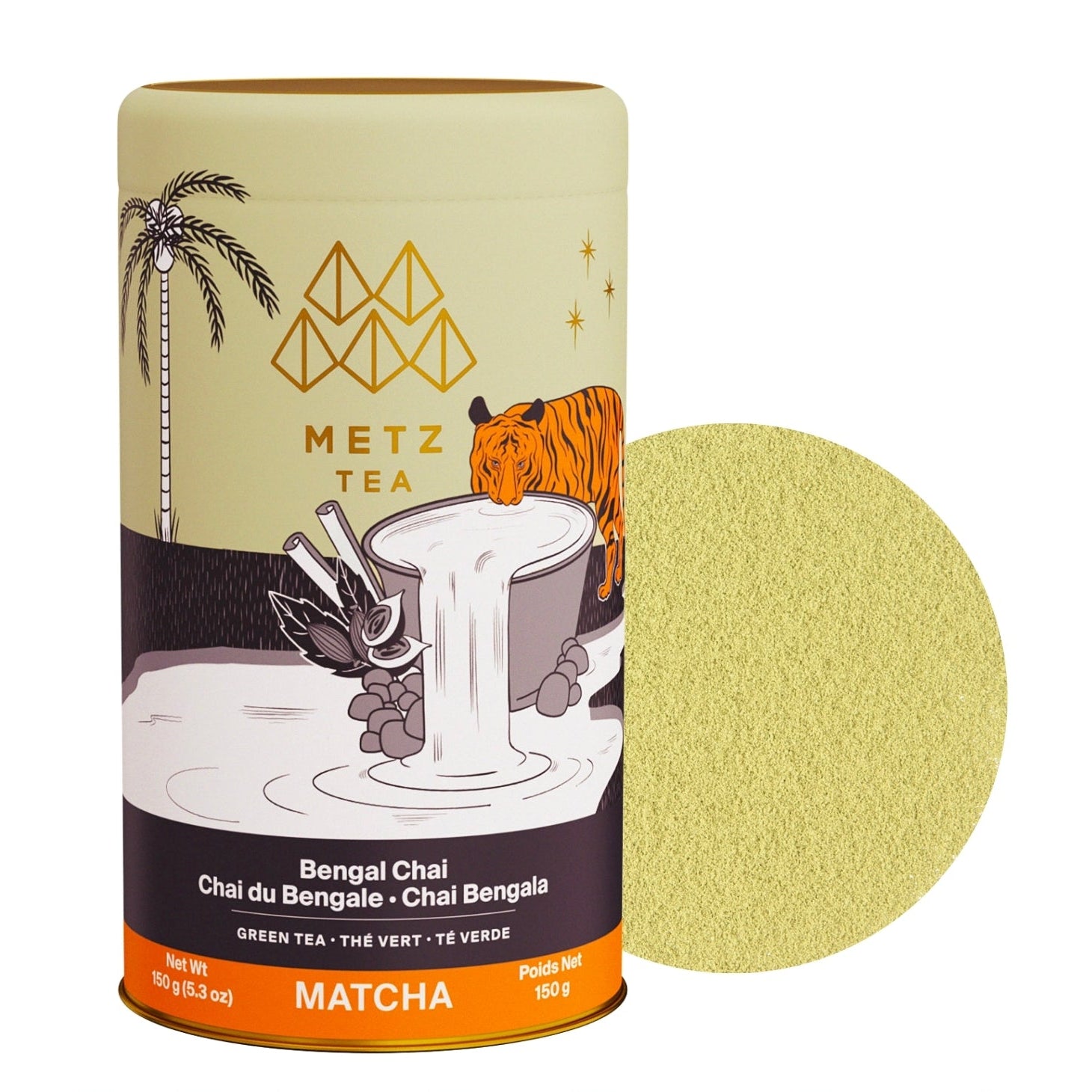 Metropolitan Tea METZ Herbals & Spices Matcha Trio Set – 3 x 150 g