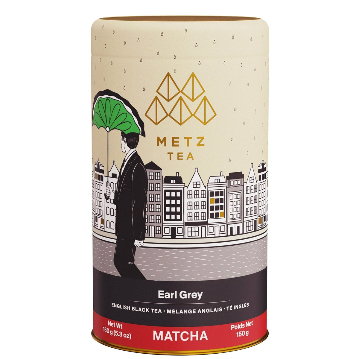 Metropolitan Tea METZ Earl Grey Black Tea Matcha 150 g