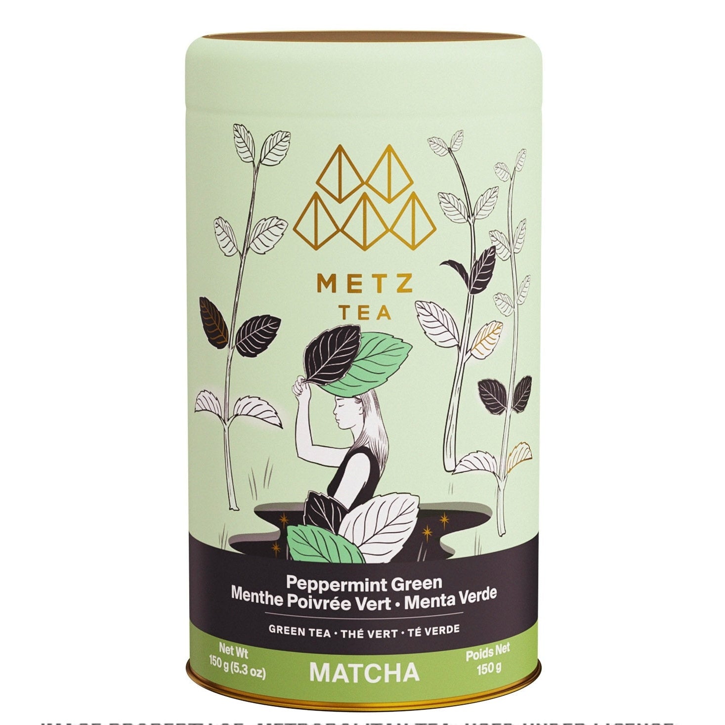 Metropolitan Tea METZ Peppermint Green Tea + Herbal Matcha 150 g