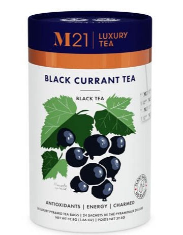 Metropolitan Tea M21 Black Currant Tea Can Of 24 Bags by Kitchen Niche