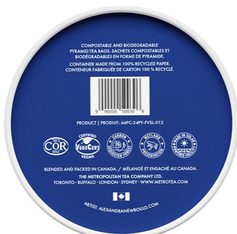 Metropolitan Tea M21 Blueberry Tea Can Of 24 Bags by Kitchen Niche