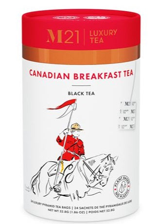 Metropolitan Tea M21 Canadian Breakfast Tea Can Of 24 Bags by Kitchen Niche
