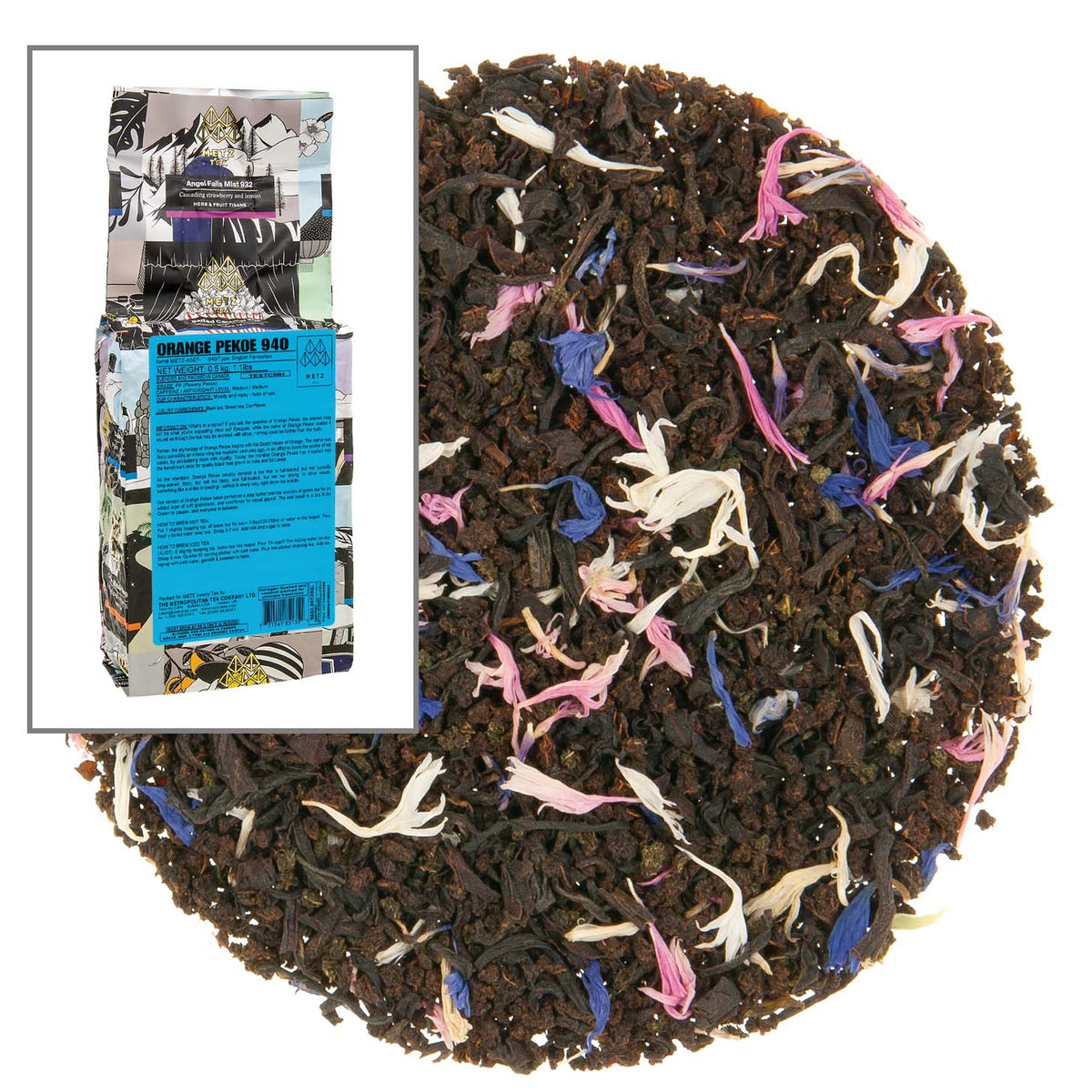 Metropolitan Tea Metz Orange Pekoe Loose Leaf Tea 1.1 lbs