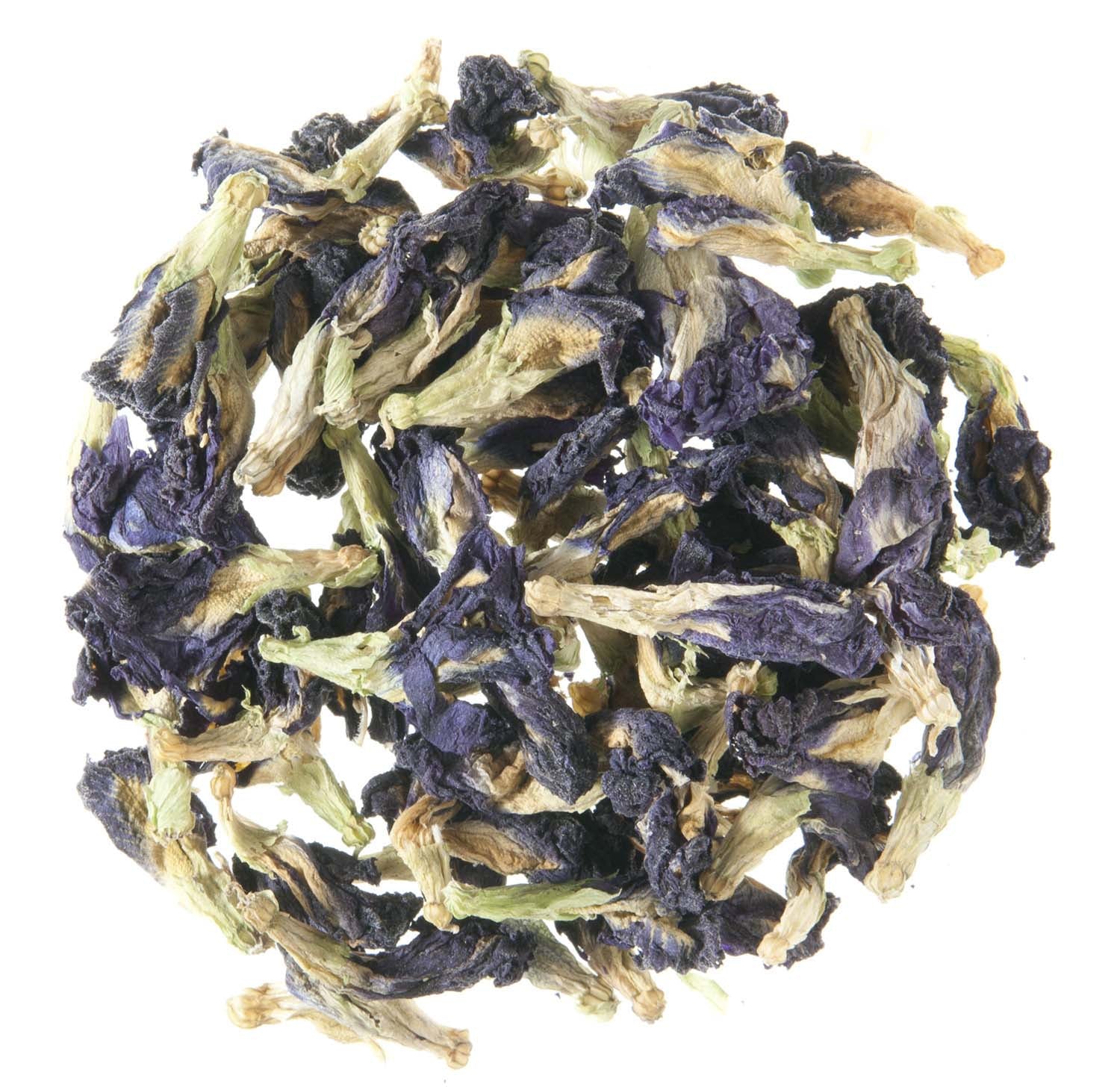 Metropolitan Tea Organic Butterfly Blue Pea Flowers - Whole Loose Leaf Tea 0.55 lbs