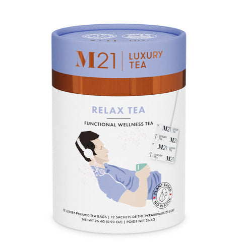 Metropolitan Tea M21 Relax Tea Can Of 24 Bags by Kitchen Niche