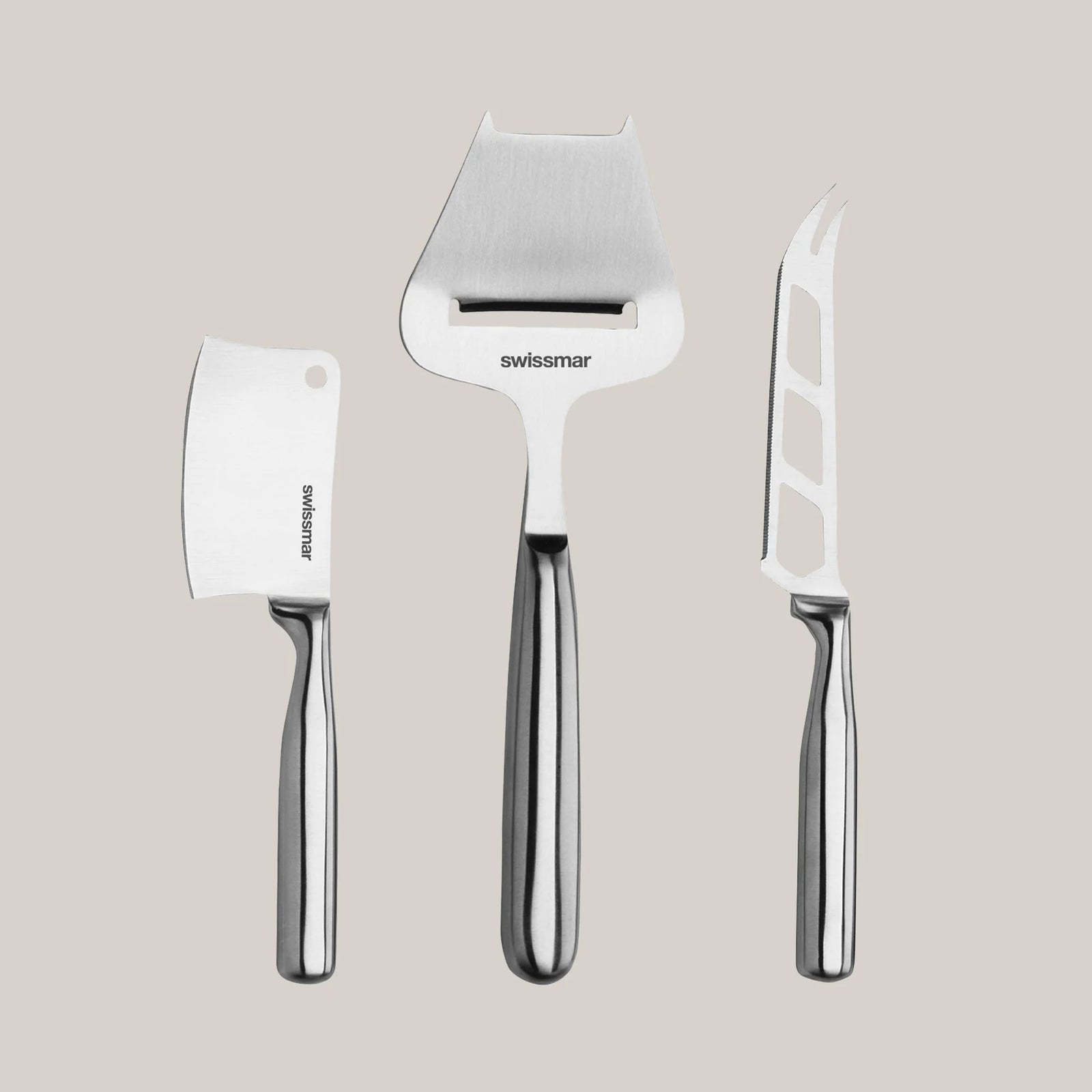Swissmar 3-Piece Classic Cheese Knife Set