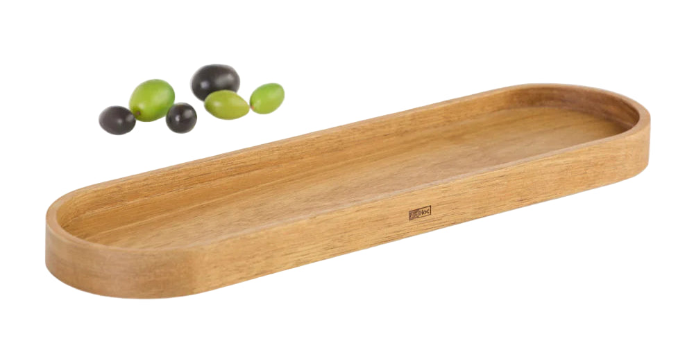 AdHoc Posto Coaster – Acacia Wood – 13.77&quot; / 35 cm