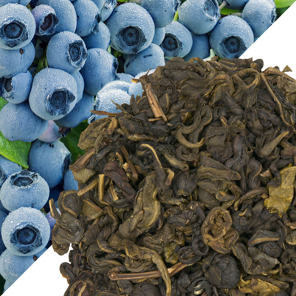 Metropolitan Tea Blueberry Green (StripTeas) Flavored Green Loose Leaf Tea 35.2 lbs