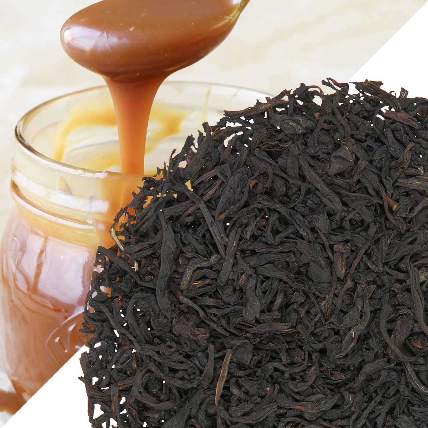 Metropolitan Tea Caramel (StripTeas) Flavored Black Loose Leaf Tea 35.2 lbs