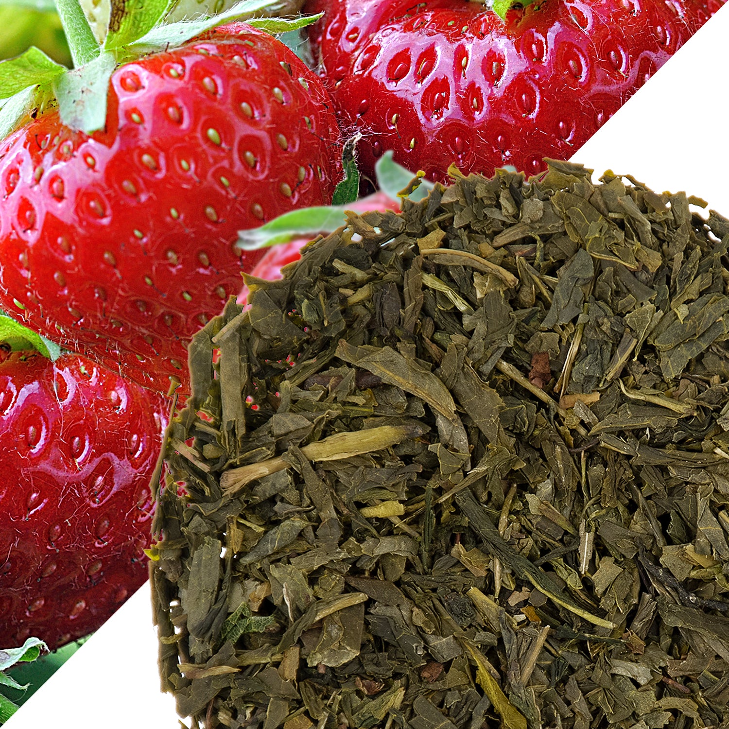 Metropolitan Tea Long Island Strawberry (StripTeas) Flavored Green Loose Leaf Tea 35.2 lbs