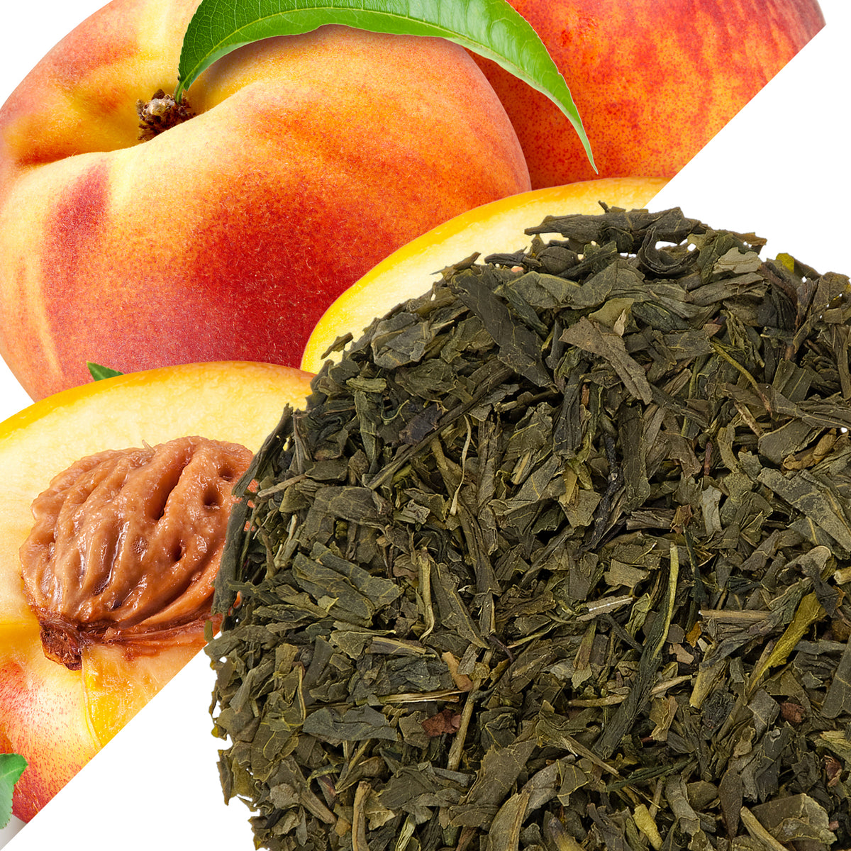 Metropolitan Tea Niagara Peach (StripTeas) Flavored Green Loose Leaf Tea 35.2 lbs