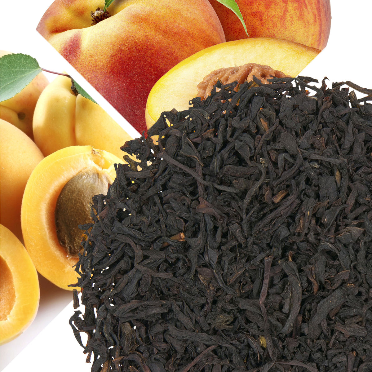 Metropolitan Tea Decaff Peach Apricot (StripTeas) Flavored Black Loose Leaf Tea 35.2 lbs
