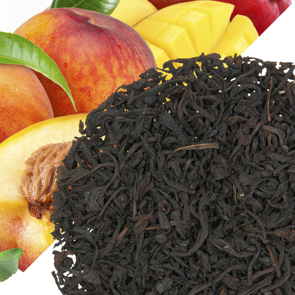 Metropolitan Tea Peach Lift (StripTeas) Flavored Black Loose Leaf Tea 35.2 lbs