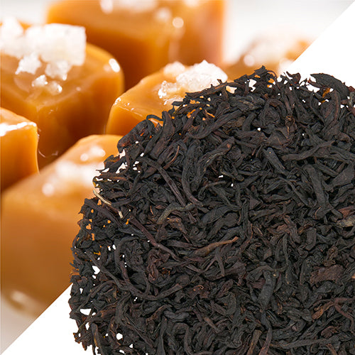 Metropolitan Tea Salted Caramel (StripTeas) Flavored Black Loose Leaf Tea 35.2 lbs