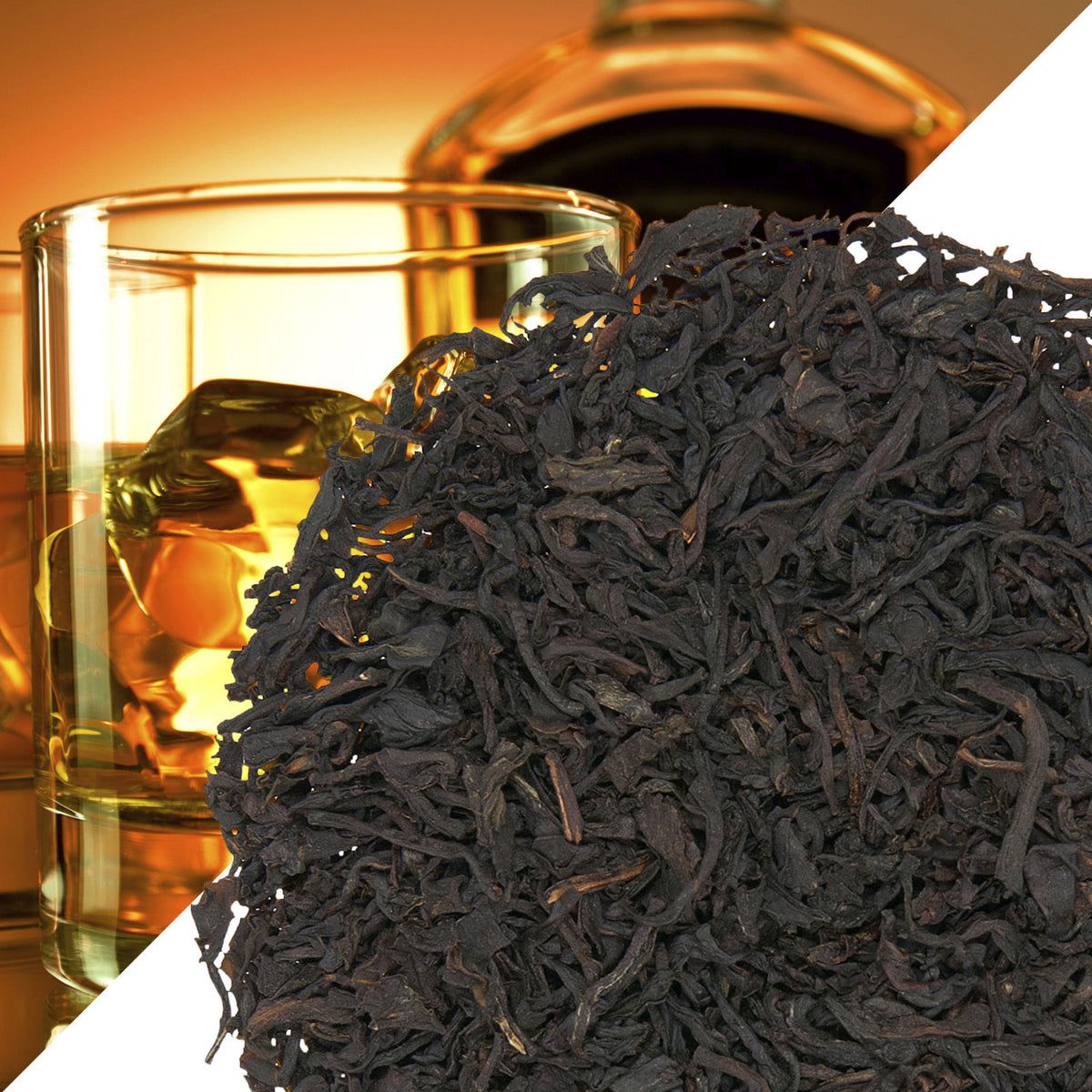 Metropolitan Tea Whiskey (StripTeas) Flavored Black Loose Leaf Tea 35.2 lbs