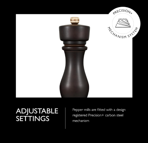 Cole & Mason The London Collection Pepper Mill – Chocolate Wood – 8.5" / 22 cm by Kitchen Niche