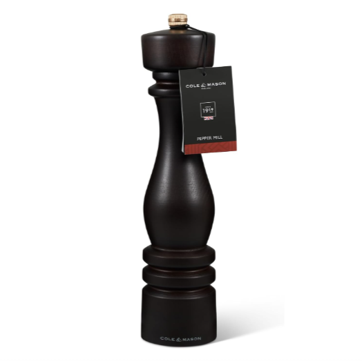 Cole & Mason The London Collection Pepper Mill – Chocolate Wood – 12" / 30 cm by Kitchen Niche
