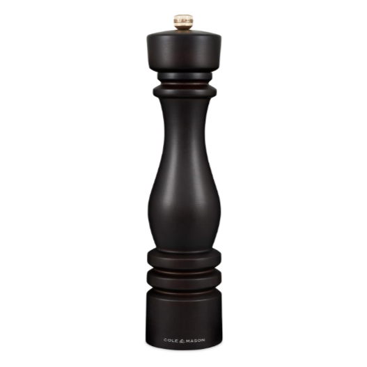 Cole &amp; Mason The London Collection Salt Mill – Chocolate Wood – 12" / 30 cm by Kitchen Niche