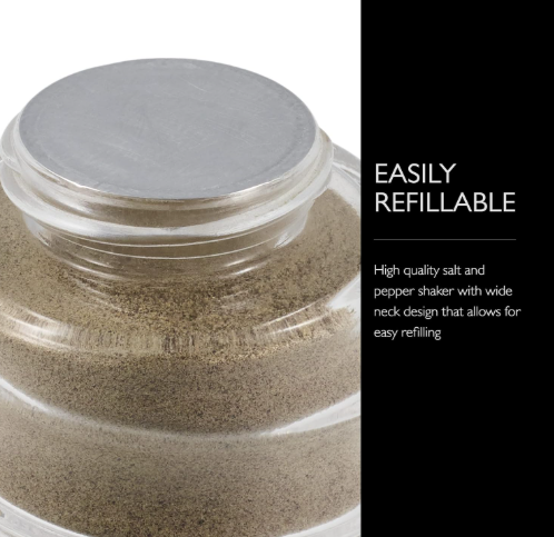 Cole & Mason Bray Salt & Pepper Shaker Set – 2.75" / 7 cm by Kitchen Niche