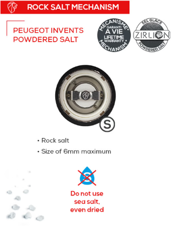 Peugeot Paris U’Select Graphite Salt Mill – 15 cm / 6"