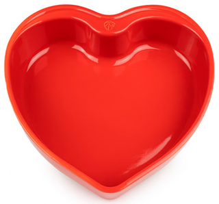 Peugeot For You Ceramic Heart Dish – Red – 36 cm