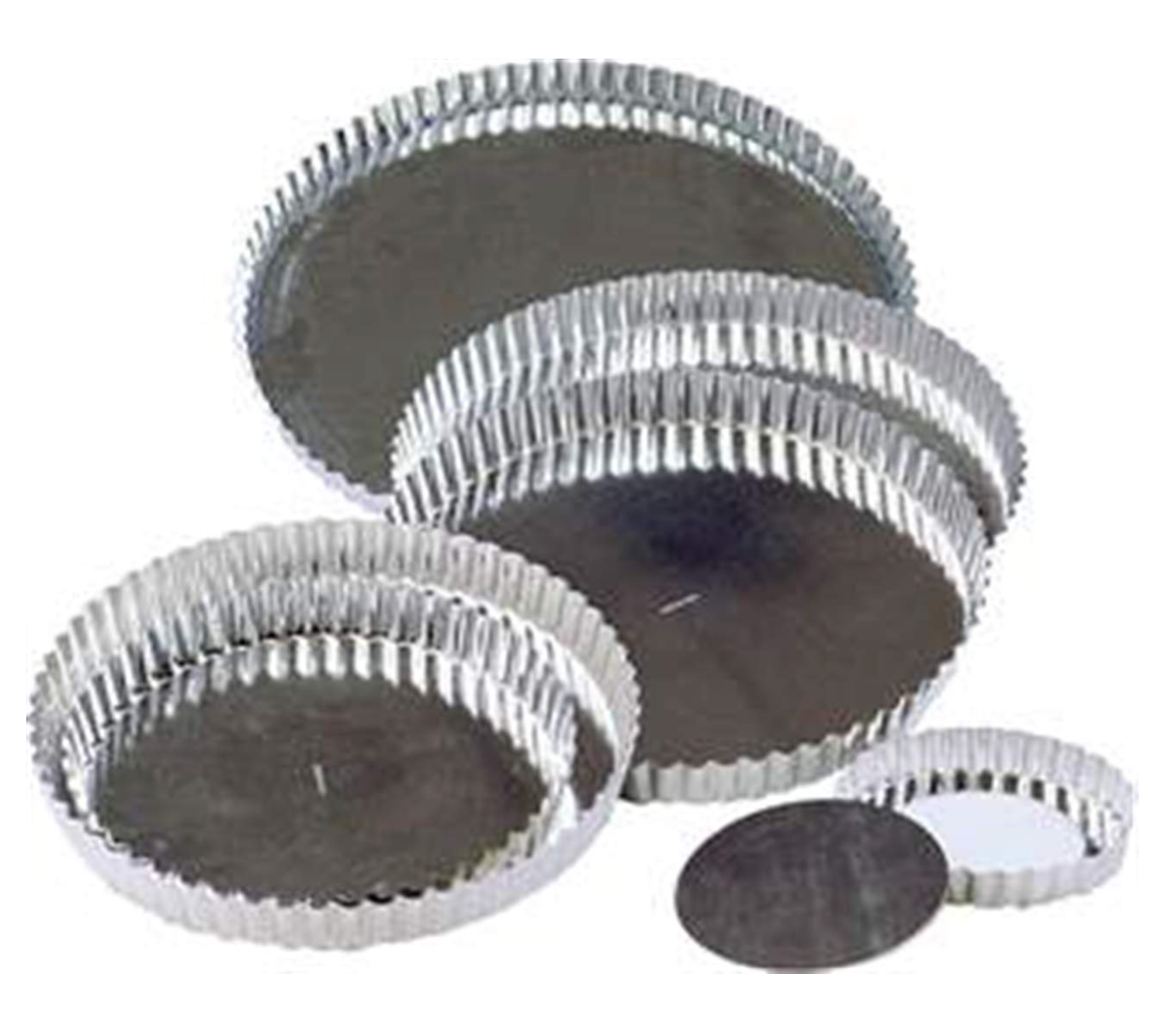 Gobel Fluted Round Quiche Mold – 10" x 1" / 26 x 2.5 cm