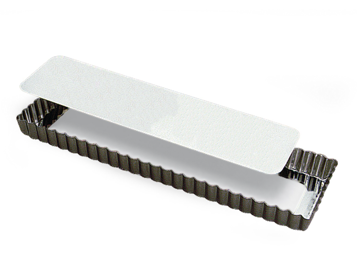 Gobel Fluted Rectangle Tart Mold – 13.8" x 4.3" x 1" / 35 x 11 x 2.5 cm