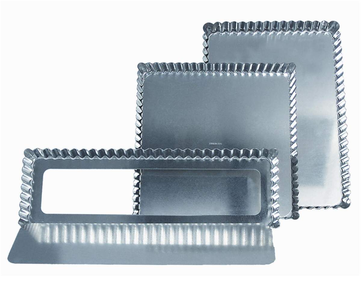 Gobel Fluted Rectangle Tart Mold – 13.8" x 4.3" x 1" / 35 x 11 x 2.5 cm