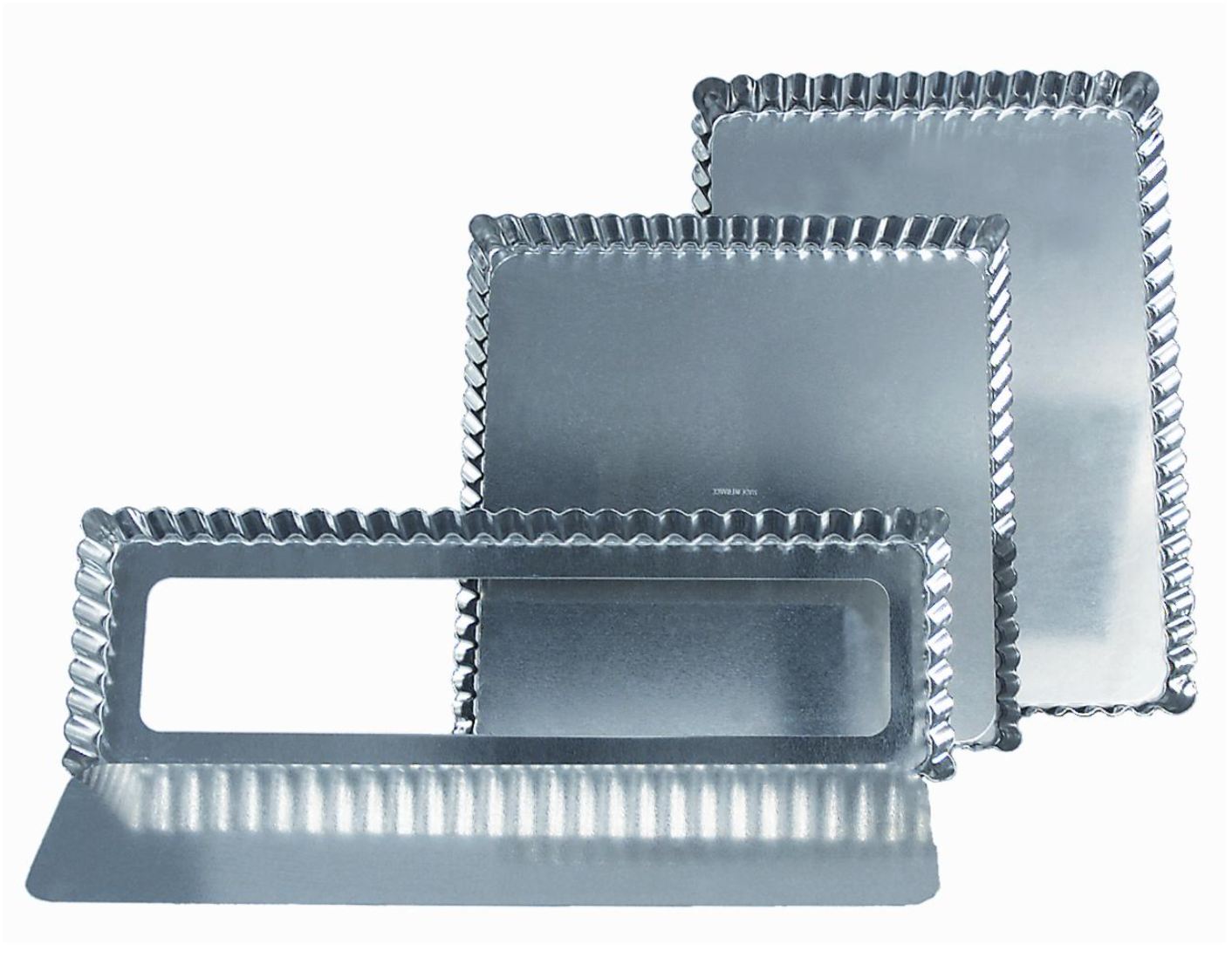 Gobel Fluted Rectangle Tart Mold – 13.8" x 4.3" x 1" / 35 x 11 x 2.5 cm