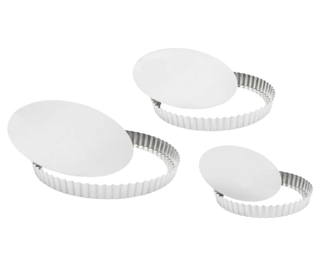Gobel Fluted Round Quiche Mold – 8" x 1" / 20 x 2.5 cm