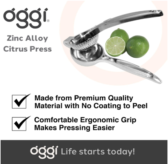 Oggi Citrus Press – Zinc Alloy