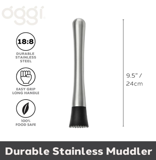 Oggi Bar™ Cocktail Muddler