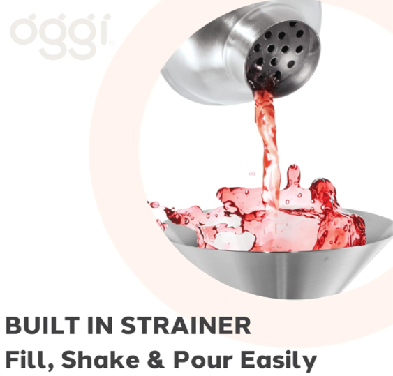 Oggi Cocktail Shaker – 750 ml – Stainless Steel