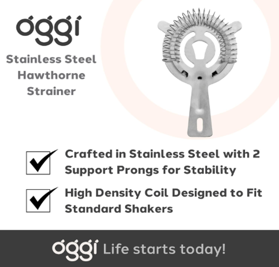 Oggi Bar™ Cocktail Strainer