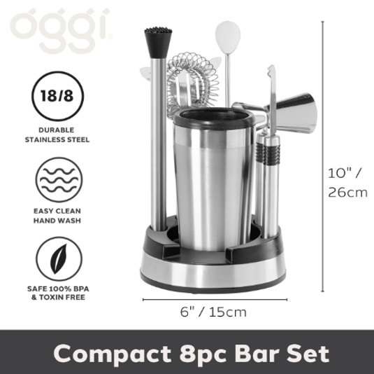 Oggi Complete Bar Set – 8-Piece