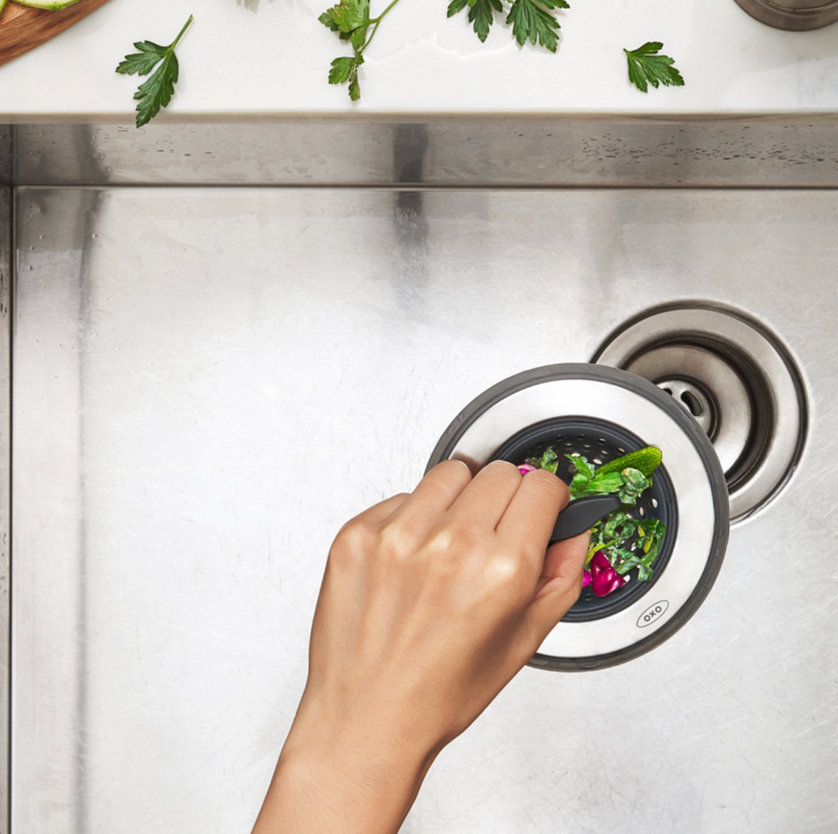 OXO Sink Strainer with Stopper