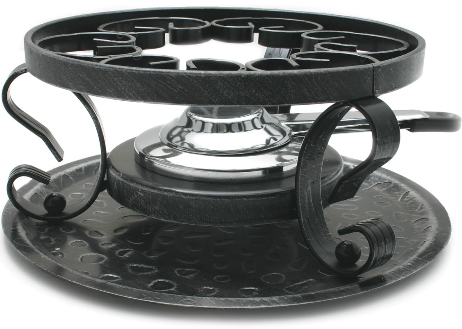 Swissmar Lugano Cast Iron Cheese Fondue Set – Deep Blue