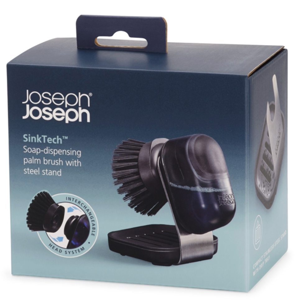 Joseph Joseph SinkTech Palm Brush with Stand