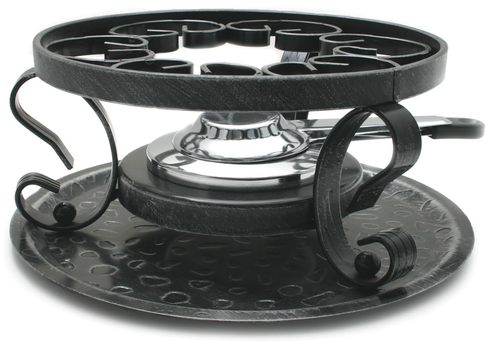 Swissmar Lugano Cast Iron Cheese Fondue Set – Cherry Red