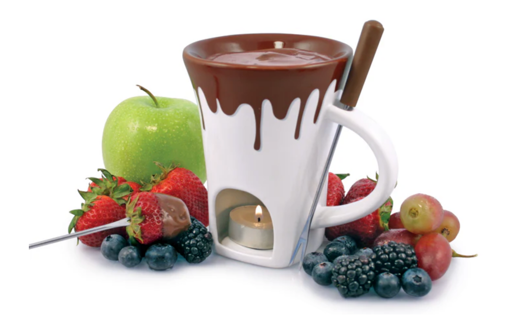 Swissmar Nostalgia Chocolate Fondue Mug Set by Kitchen Niche