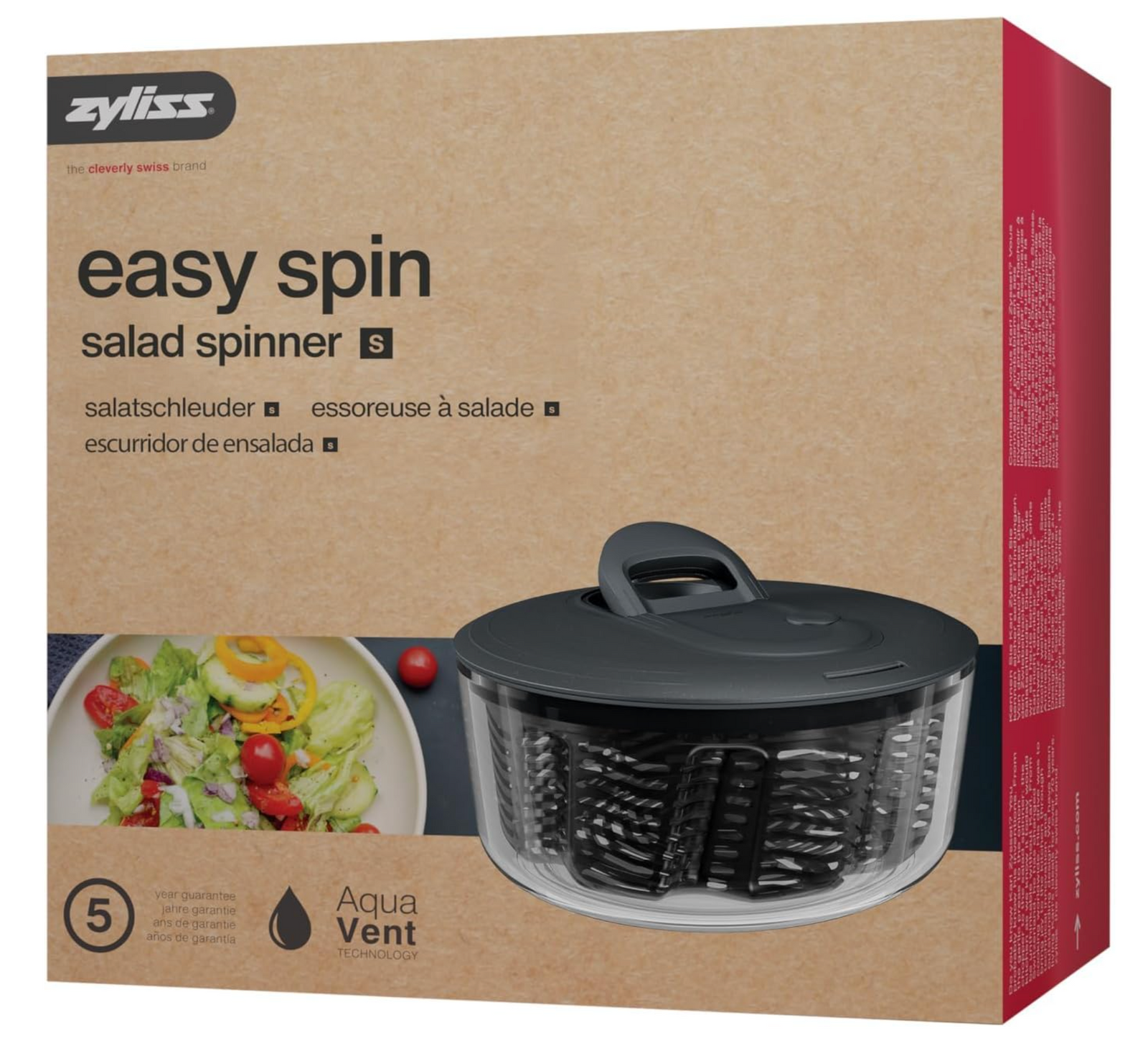 Zyliss Easy Spin Salad Spinner – Small