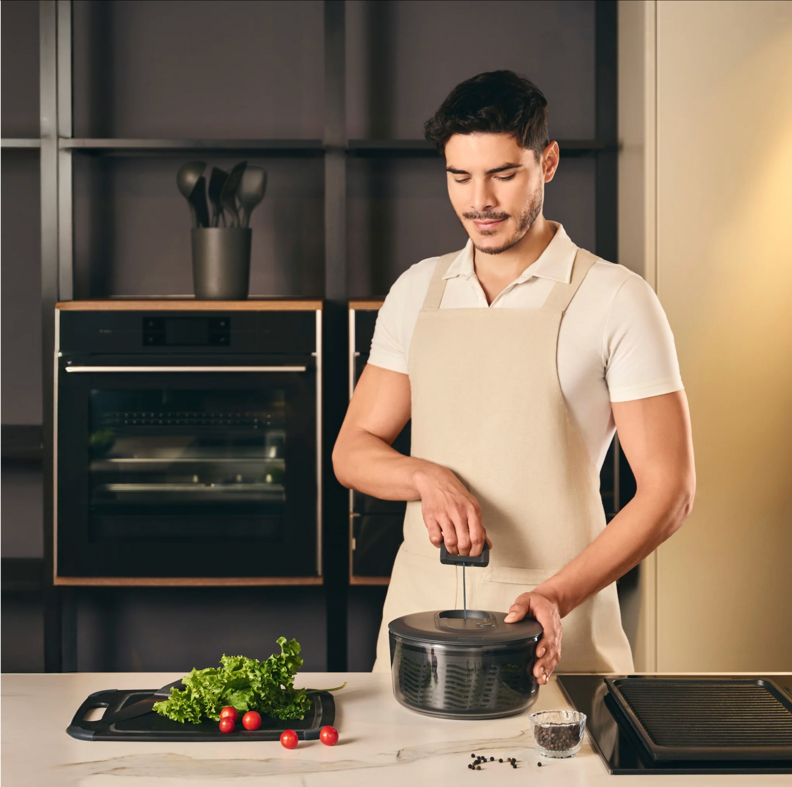 Zyliss Easy Spin Salad Spinner – Large