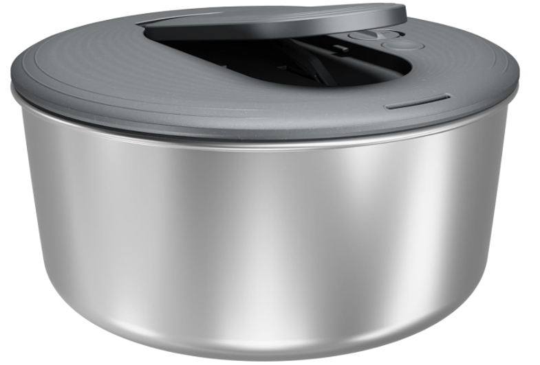 Zyliss Swift Dry Salad Spinner Stainless Steel – Large