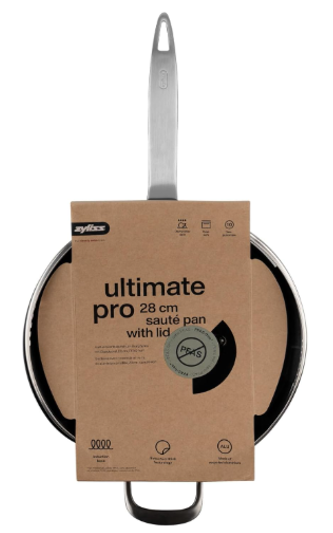 Zyliss Ultimate Pro Ceramic Sauté Pan with Lid – 11" / 28 cm