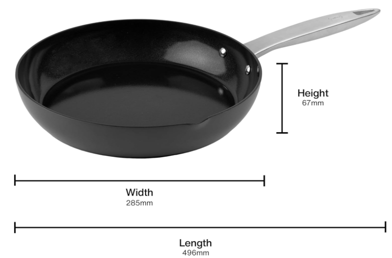 Zyliss Ultimate Pro Ceramic Fry Pan – 11" / 28 cm